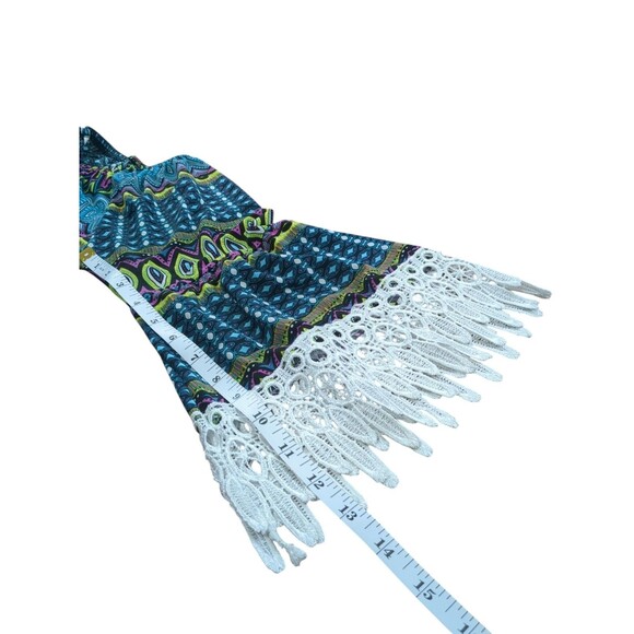 Win Win Turquoise, Yellow, Pink Women's 1/2 sleeve tunic - LG-XL - Picture 8 of 8